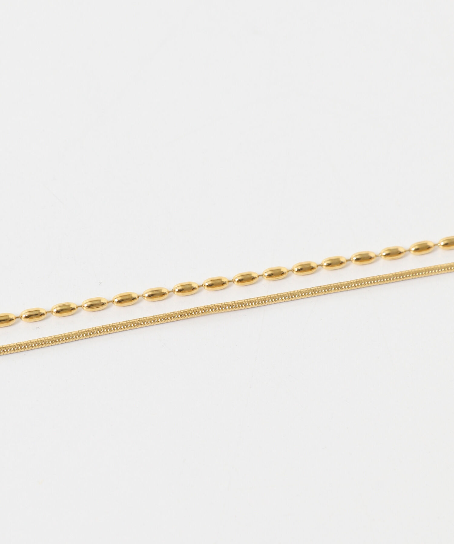 Sonny Label 「ステンレス二連ドロップネックレス」|ネックレス|