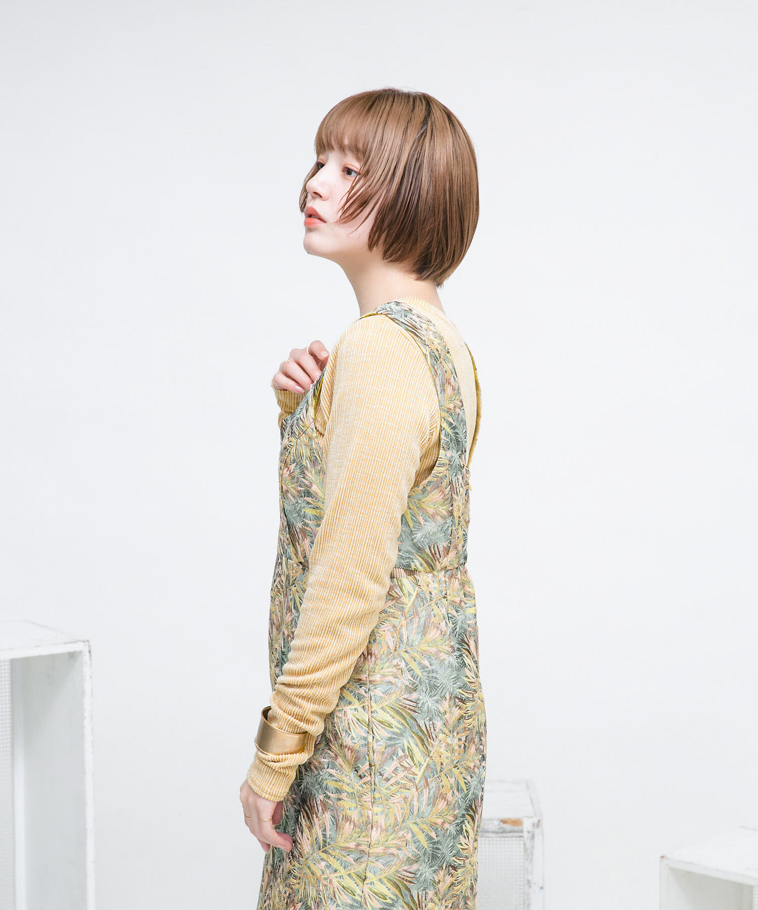  「2WAYフロントスリットカットソー」|Tシャツ・カットソー|