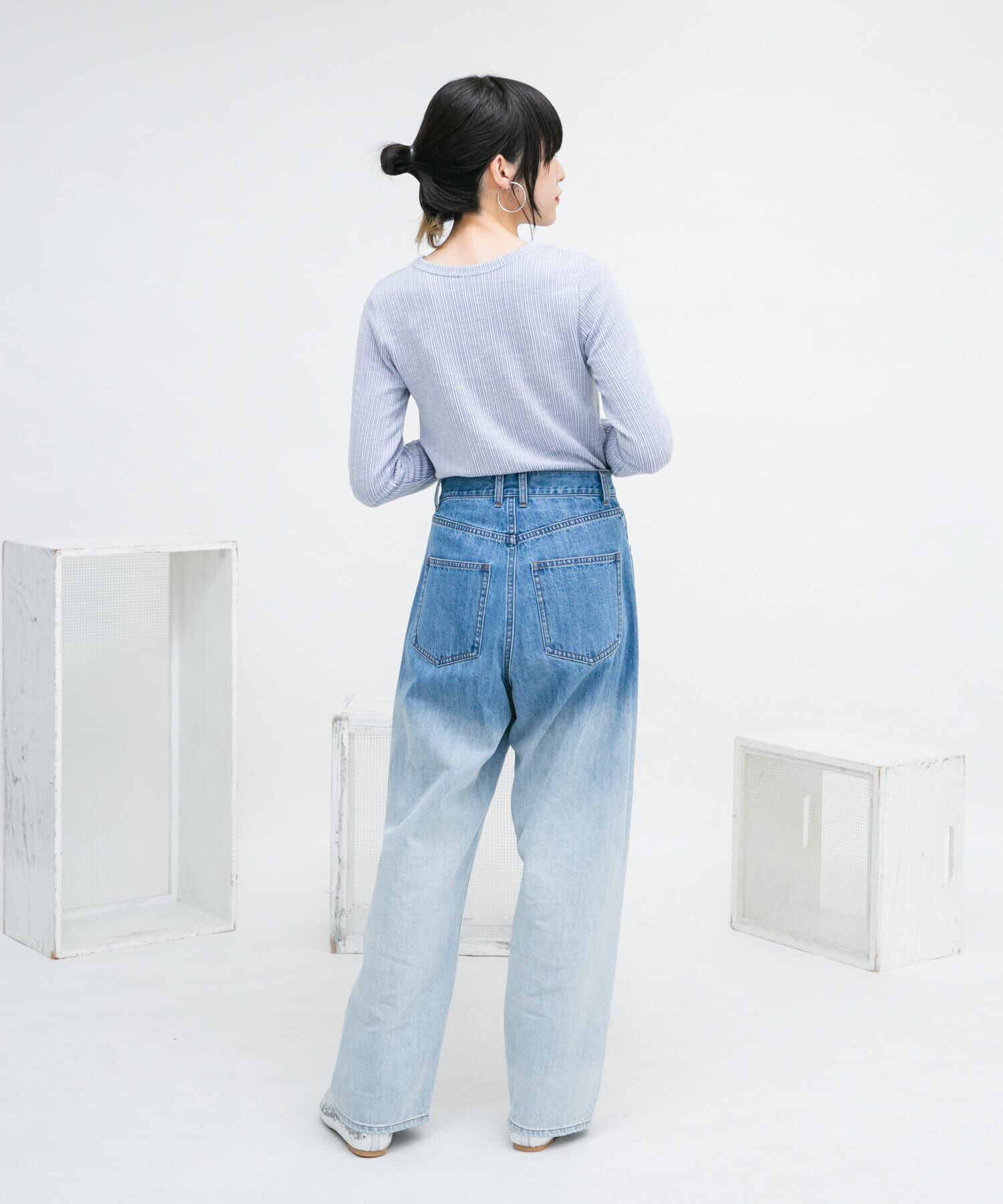  「2WAYフロントスリットカットソー」|Tシャツ・カットソー|