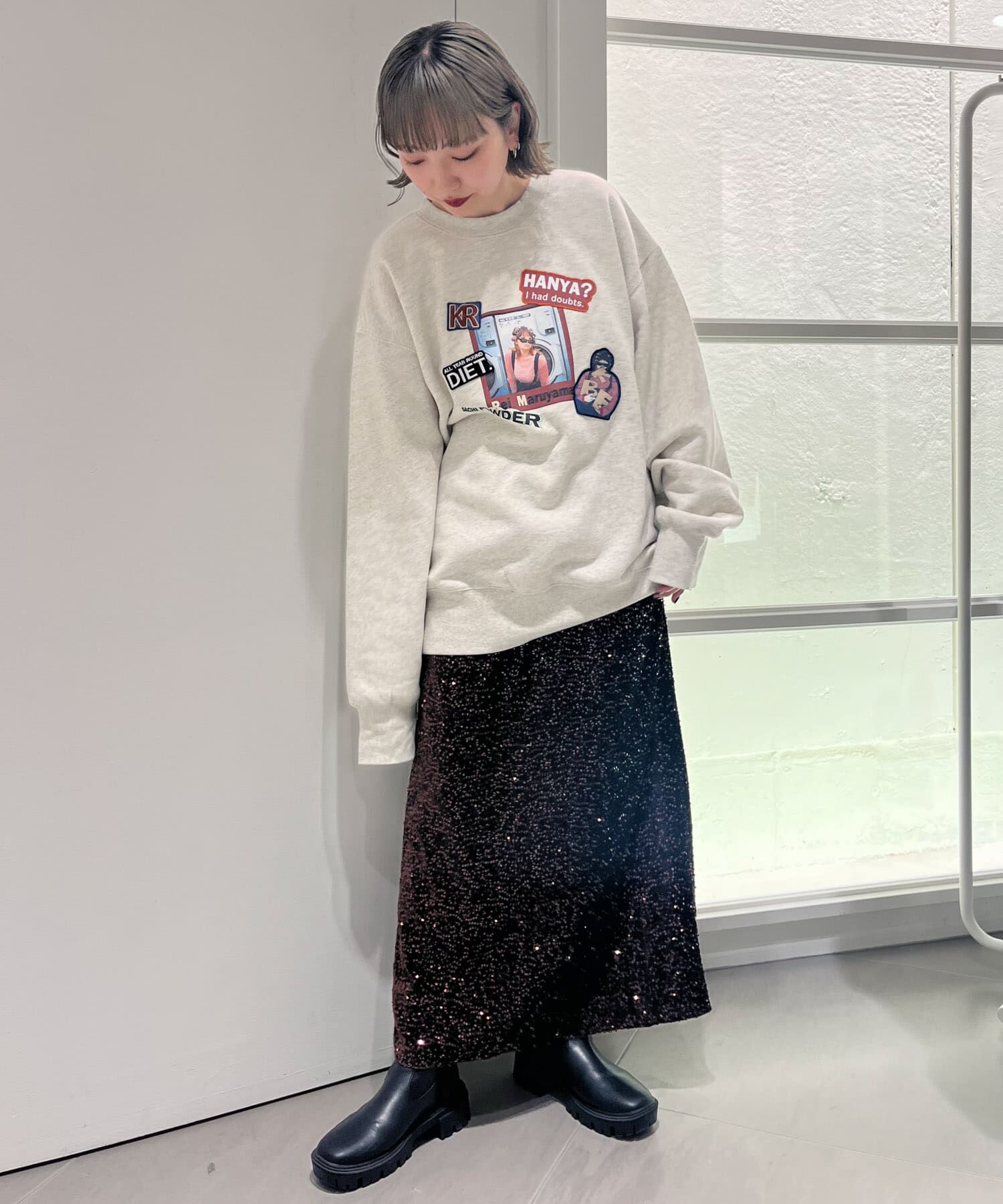  「スパンコールスカート」|スカート|