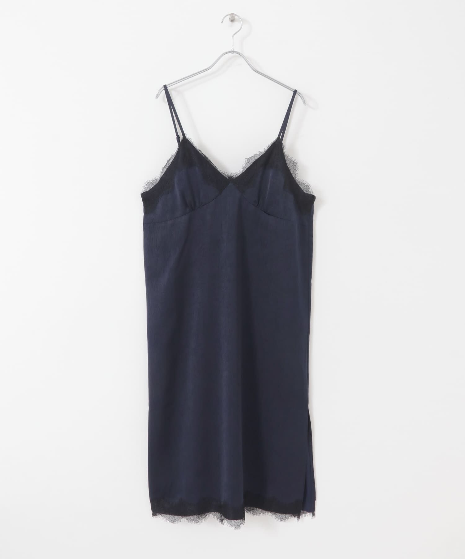  「レーストリムキャミワンピース」|ワンピース|