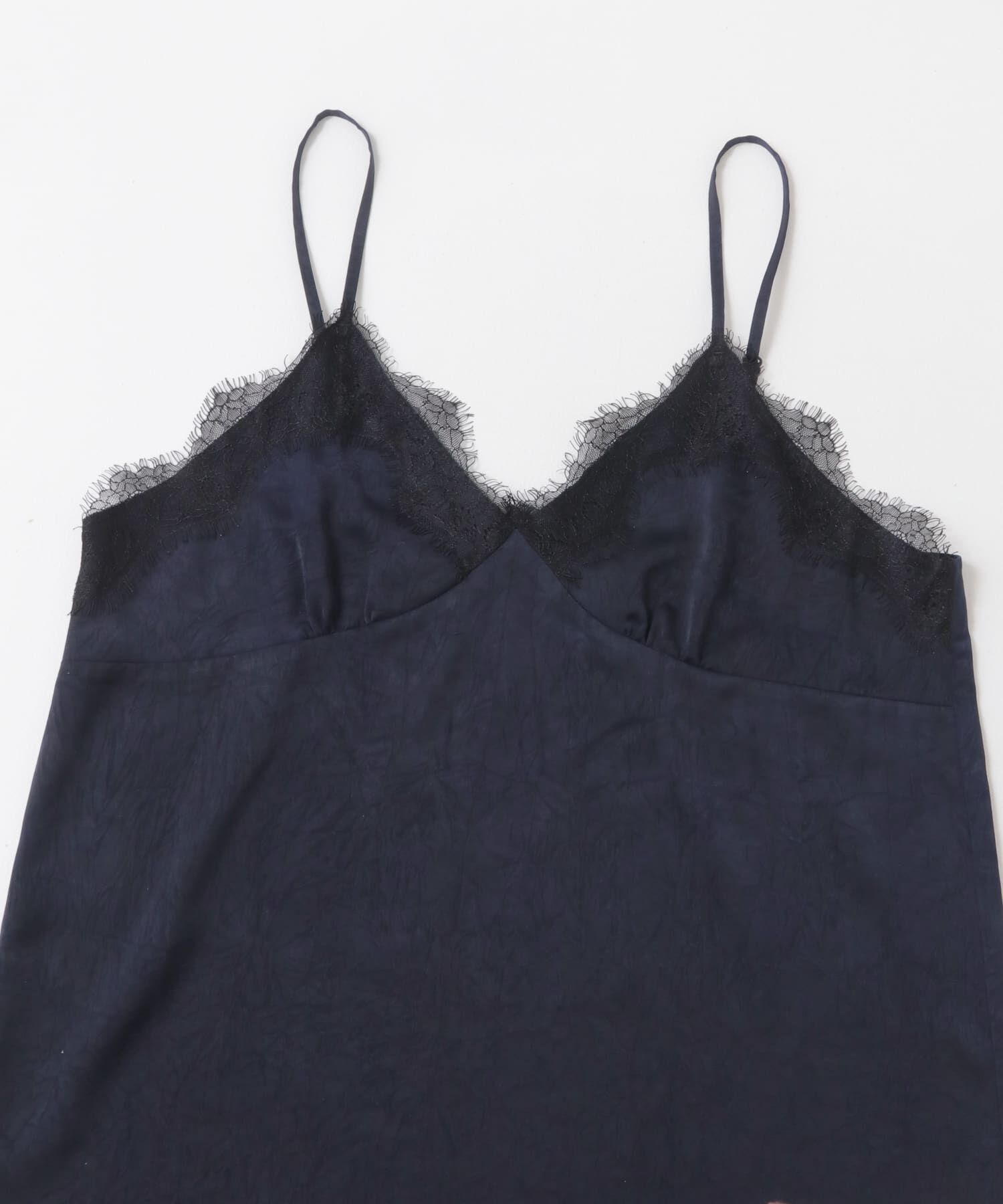  「レーストリムキャミワンピース」|ワンピース|