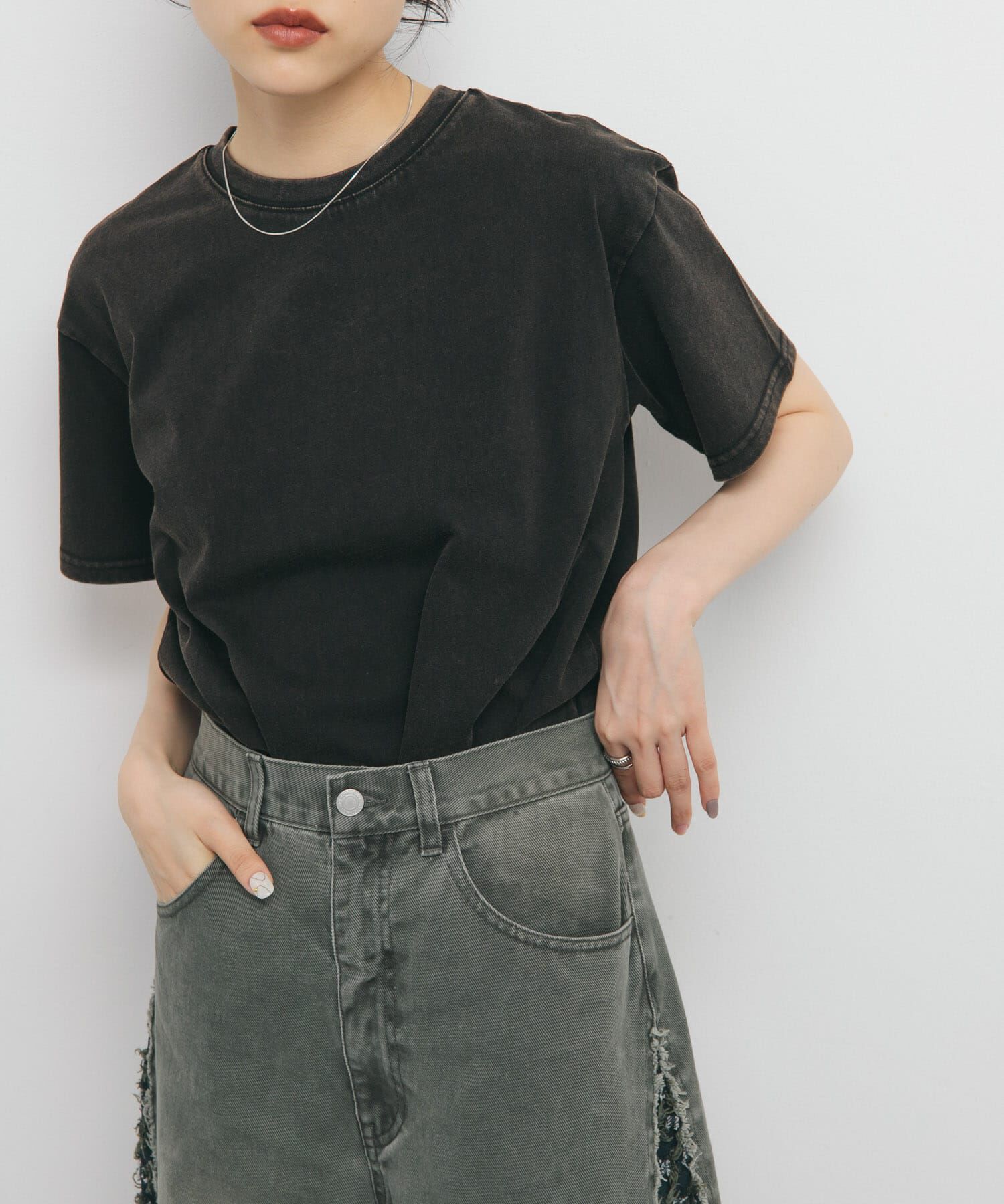  「スノーウォッシュTEE」|Tシャツ・カットソー|