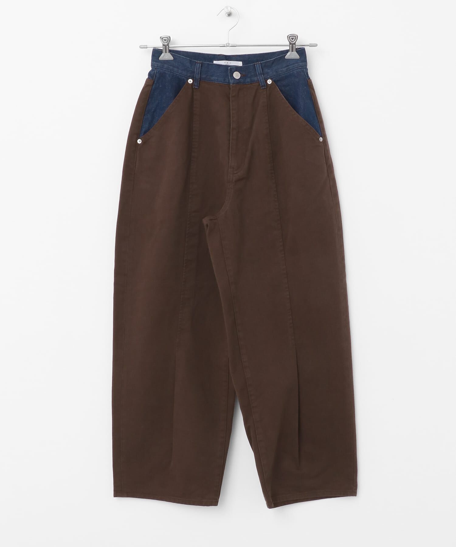  「『2サイズ展開』バイカラーコクーンパンツ」|その他|