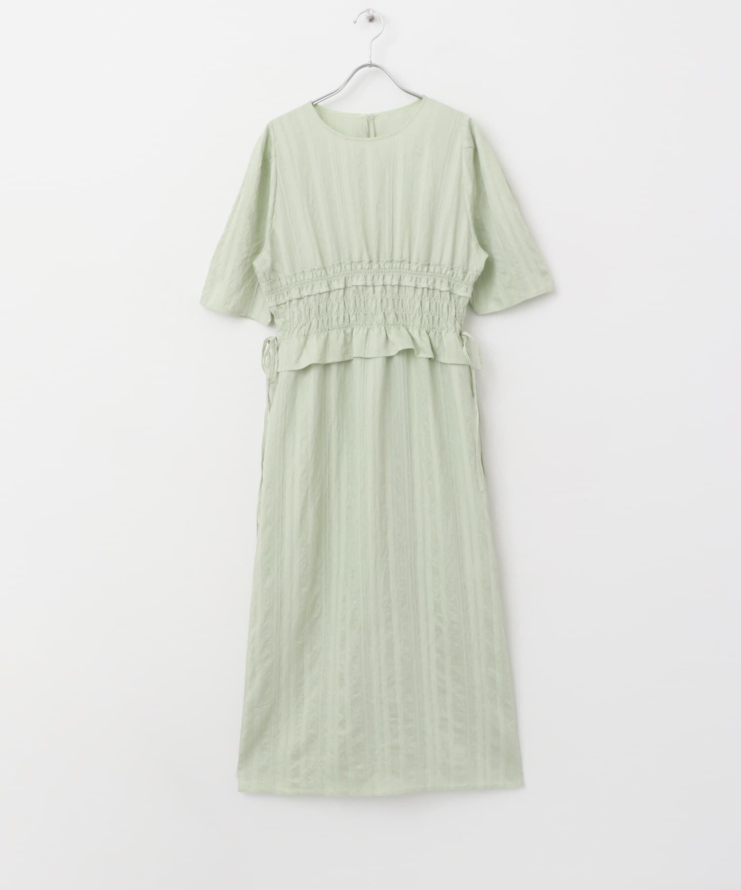  「フリルシャーリングドッキングワンピース」|ワンピース|