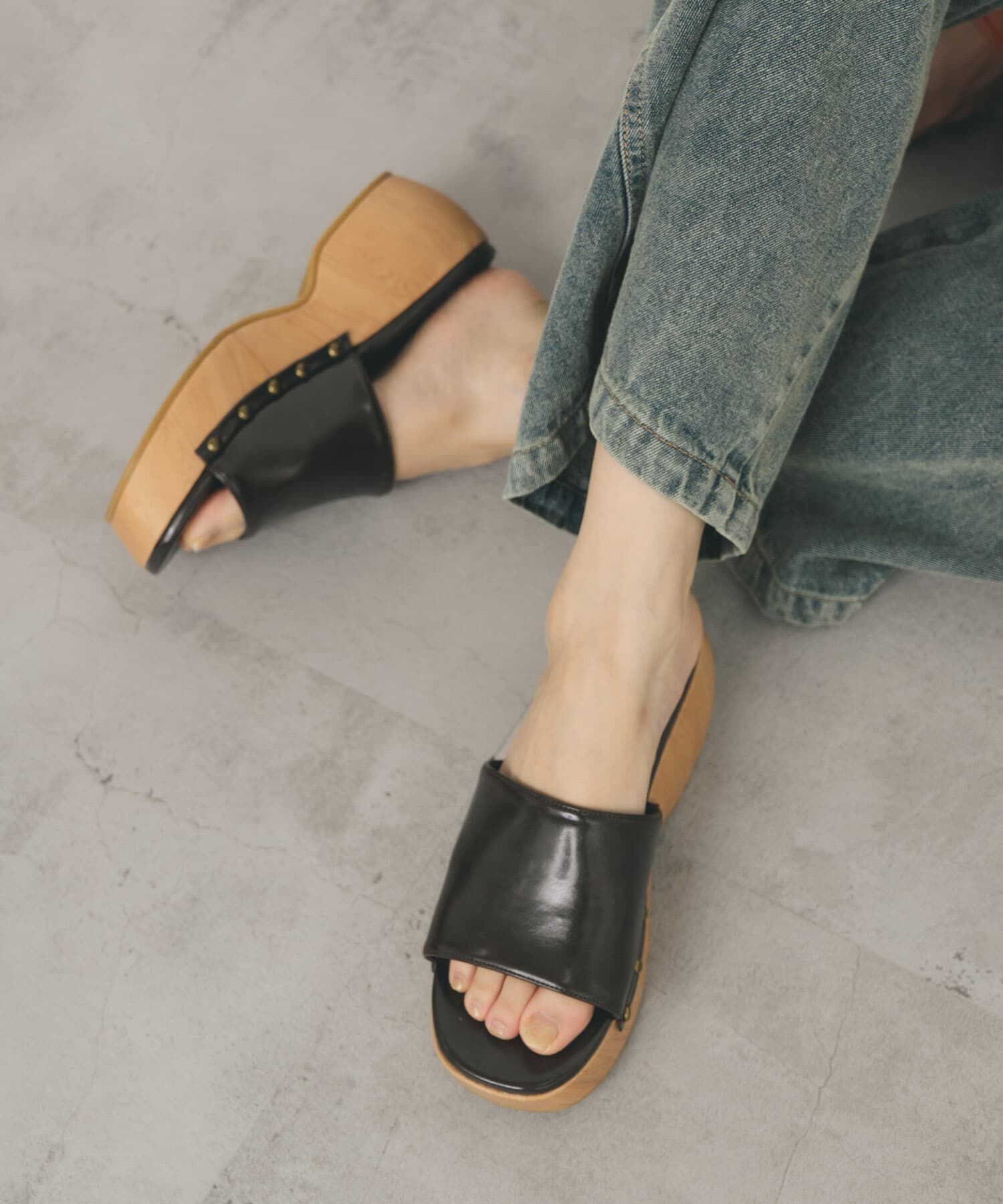  「スタッズサボサンダル」|サンダル|