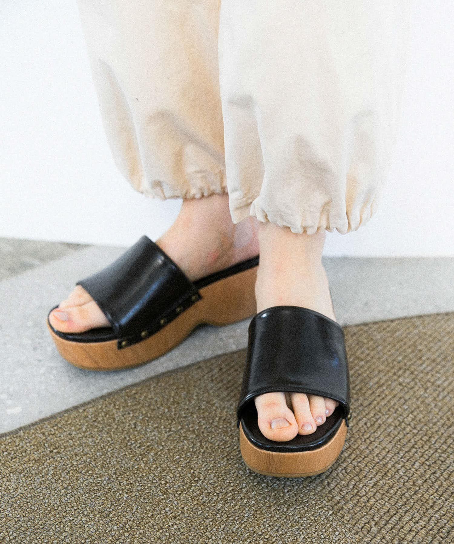  「スタッズサボサンダル」|サンダル|