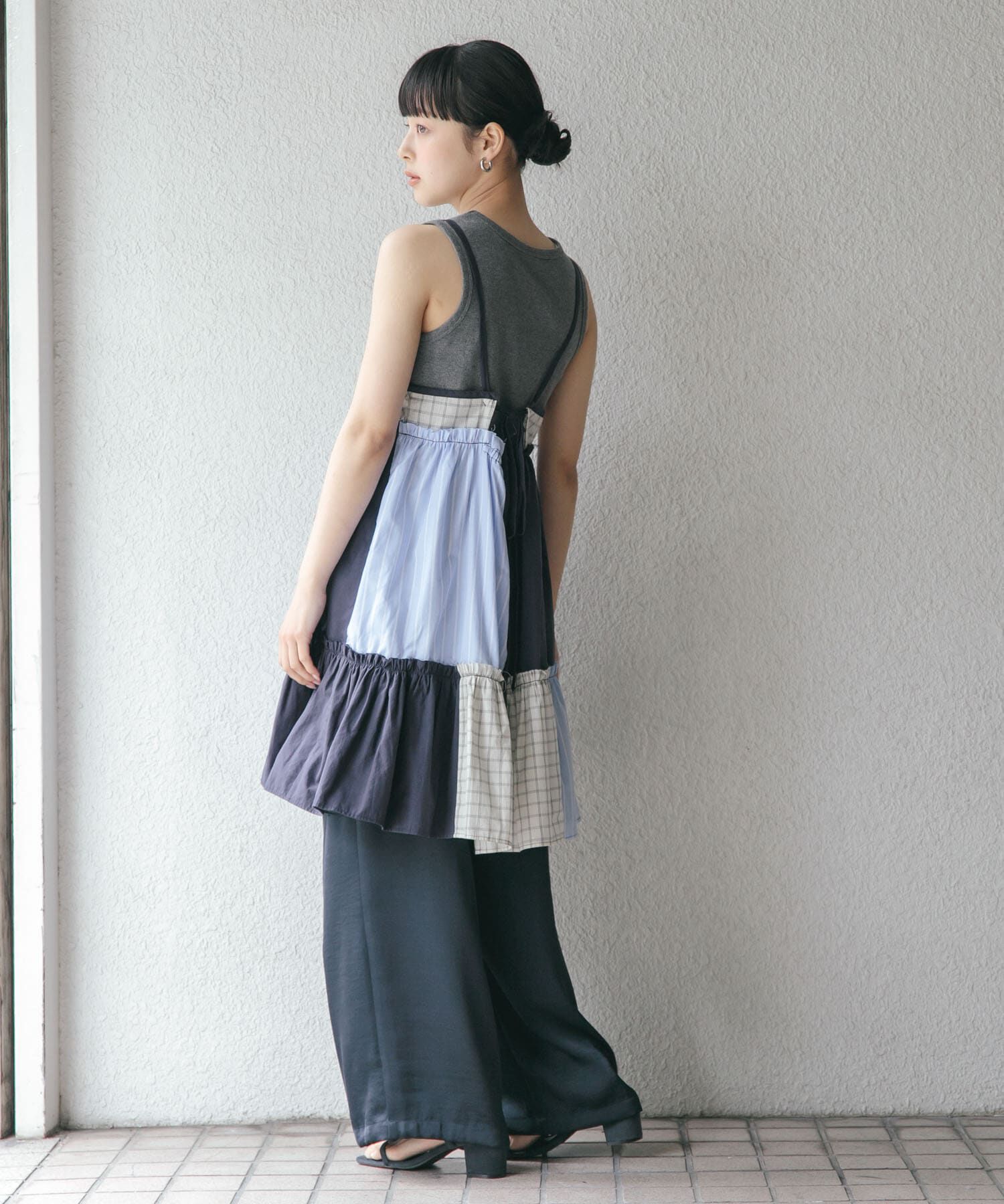  「スリムストラップサンダル」|サンダル|