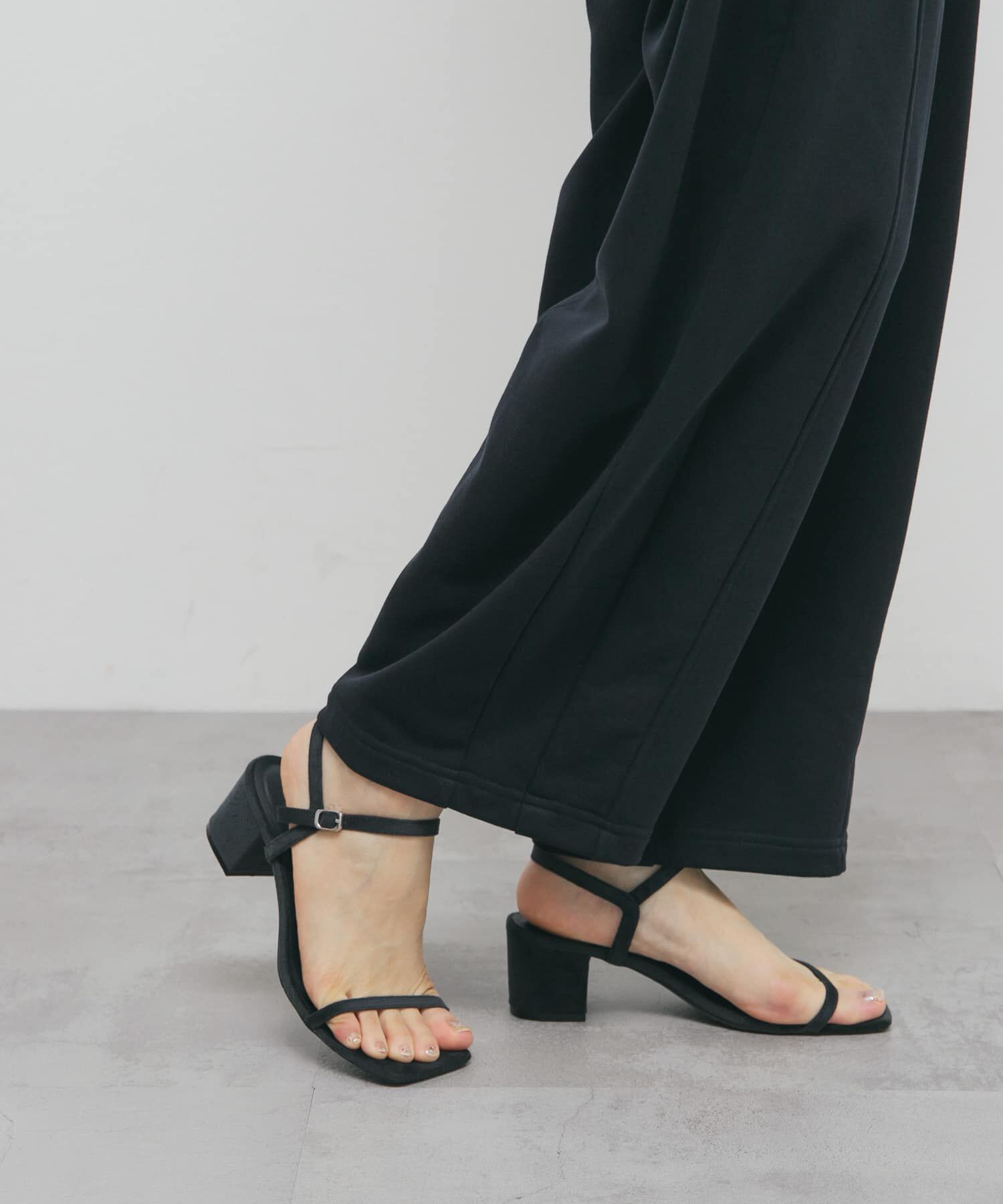  「スリムストラップサンダル」|サンダル|