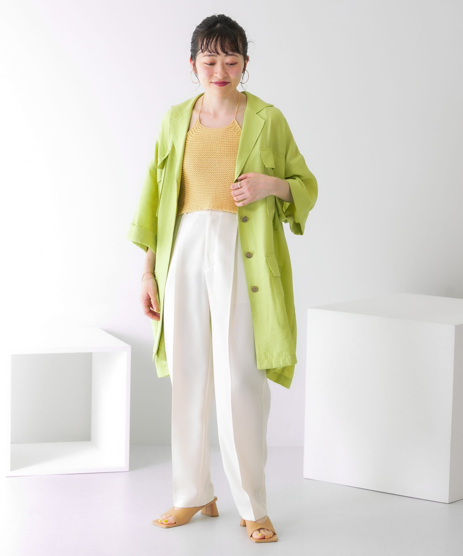  「illi　ワンタックセンタープレスパンツ」|その他|