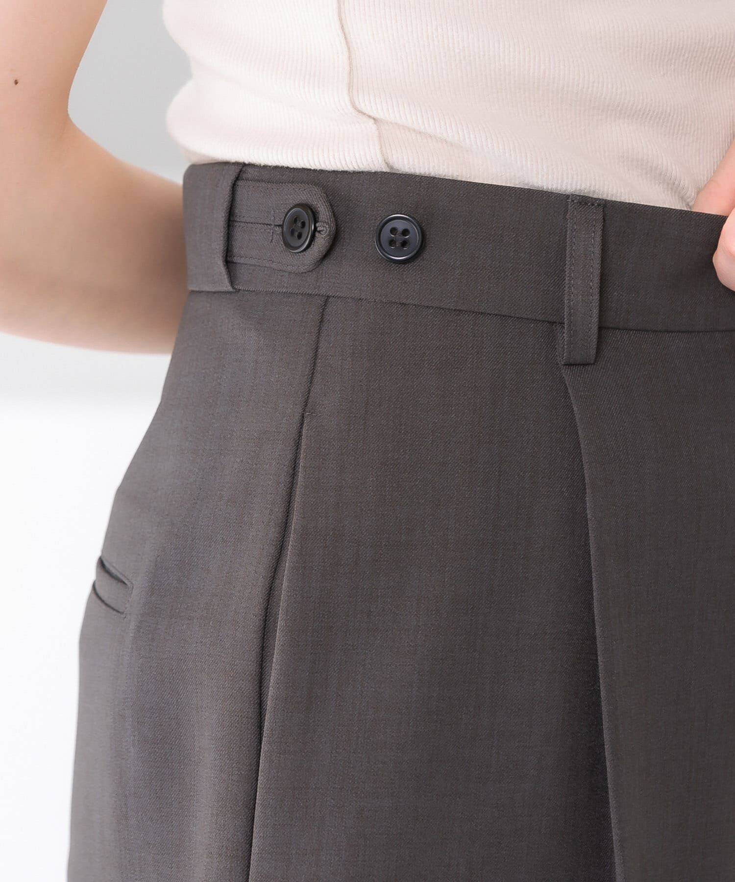  「illi　ワンタックセンタープレスパンツ」|その他|