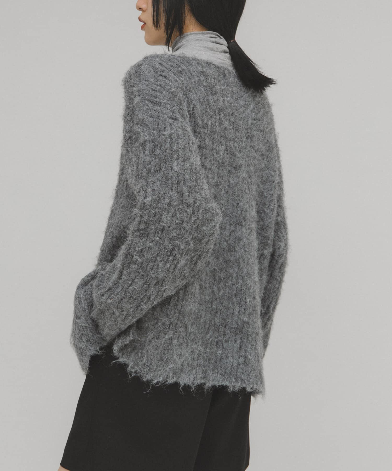  「シャギールーズリブニット」|ニット・セーター|