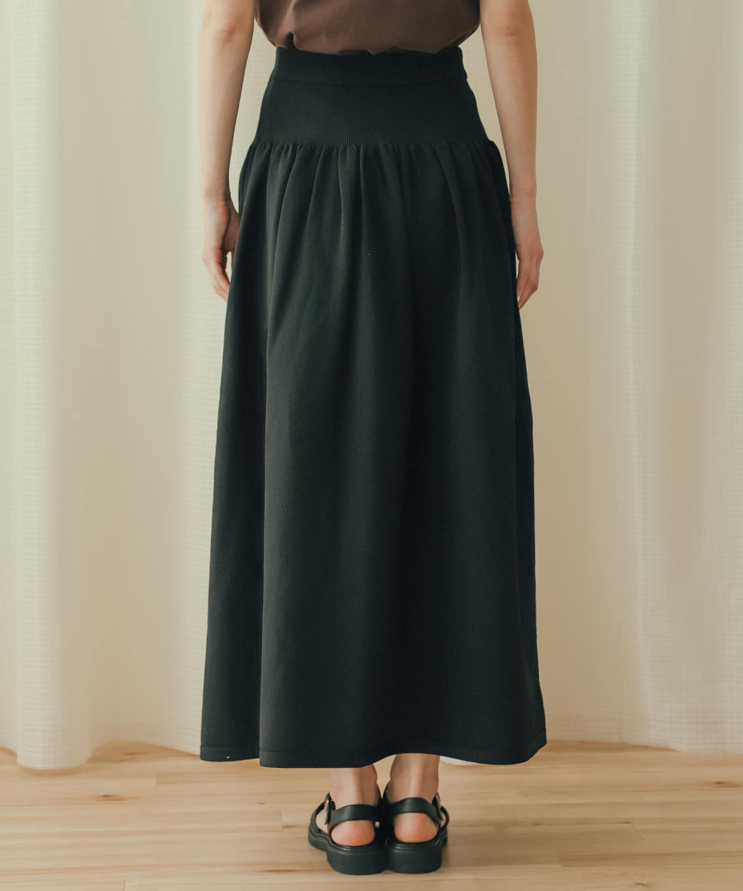 SENSE OF PLACE by URBAN RESEARCH「ギャザーボリュームニットスカート」|スカート|