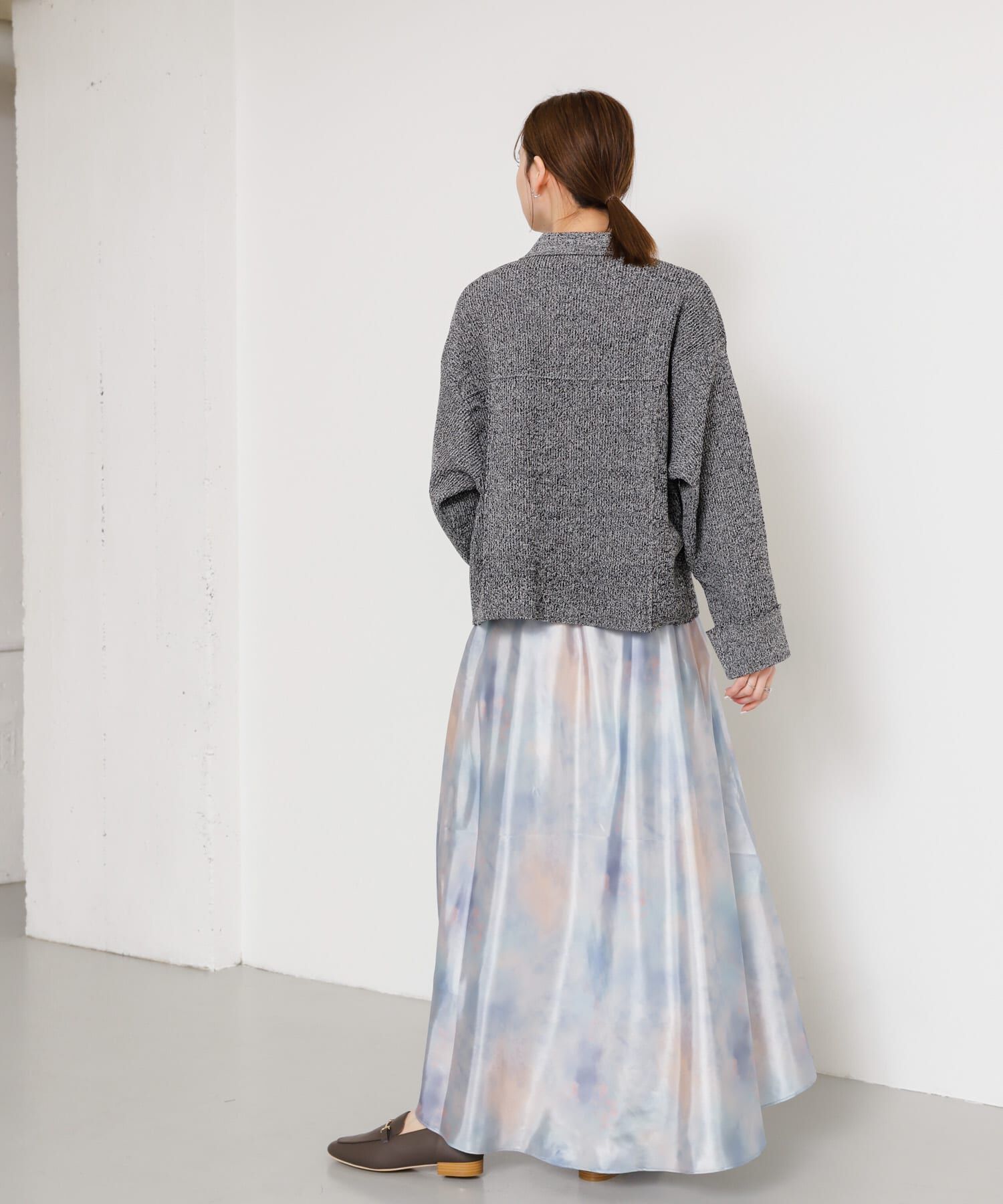 SENSE OF PLACE by URBAN RESEARCH「ボカシプリントロングスカート」|スカート|