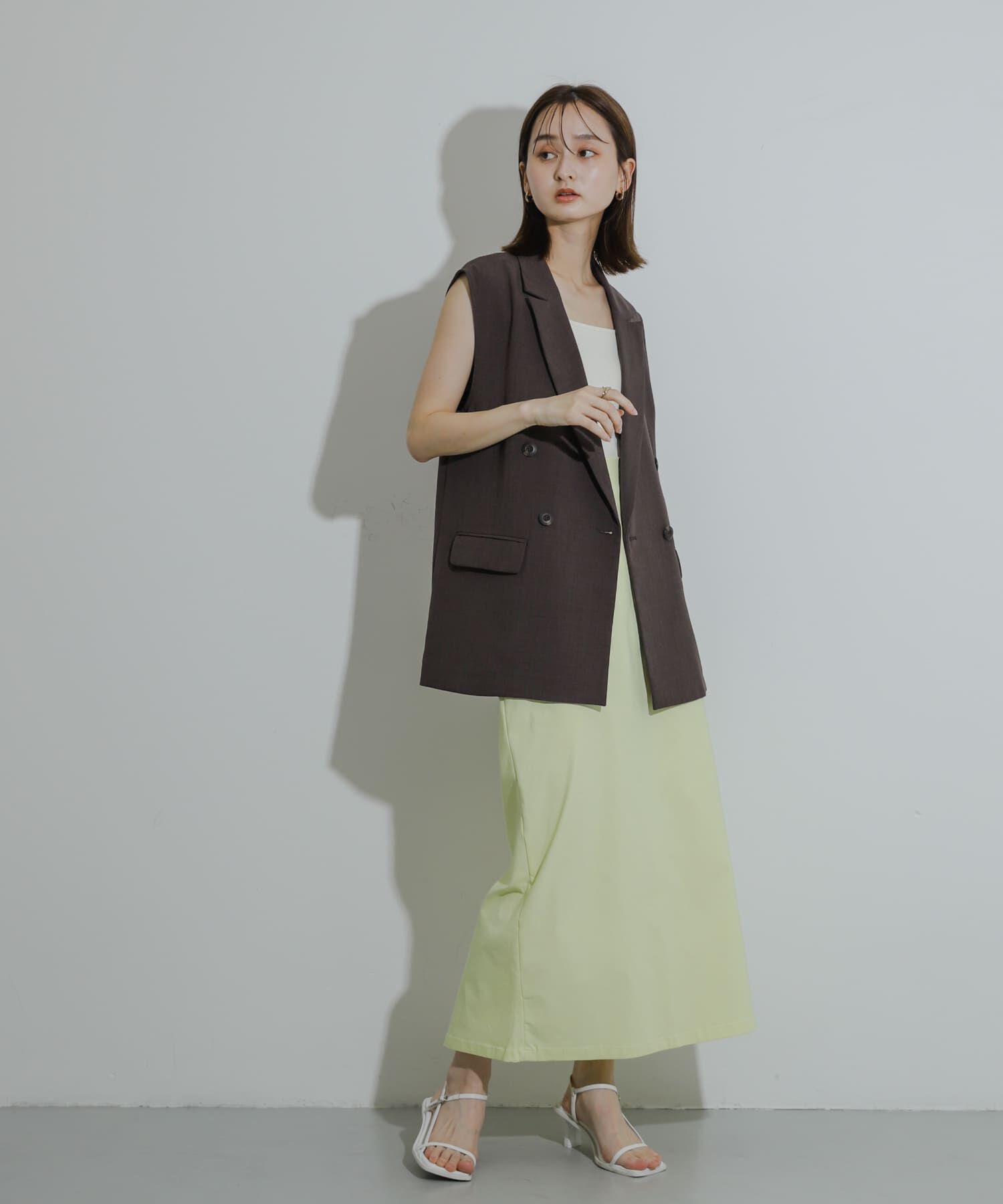 SENSE OF PLACE by URBAN RESEARCH「ストレッチサスツキハイウエストスカート」|スカート|