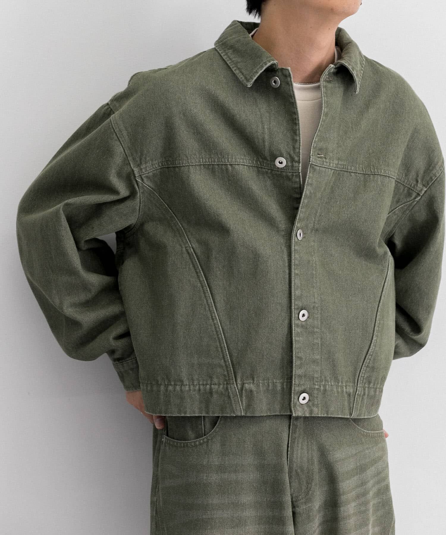 SENSE OF PLACE by URBAN RESEARCH「『セットアップ対応』ツイストデニムジャケット」|デニムジャケット|