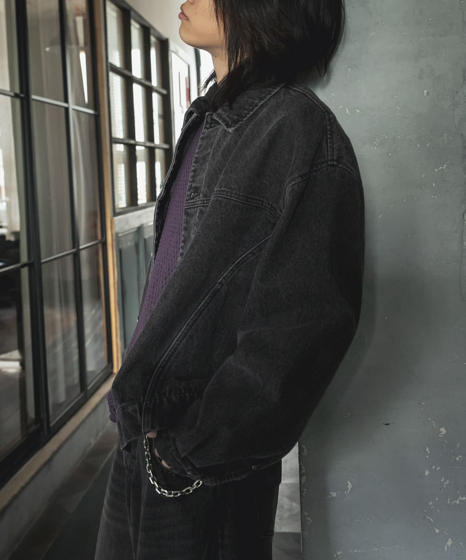 SENSE OF PLACE by URBAN RESEARCH「『セットアップ対応』ツイストデニムジャケット」|デニムジャケット|