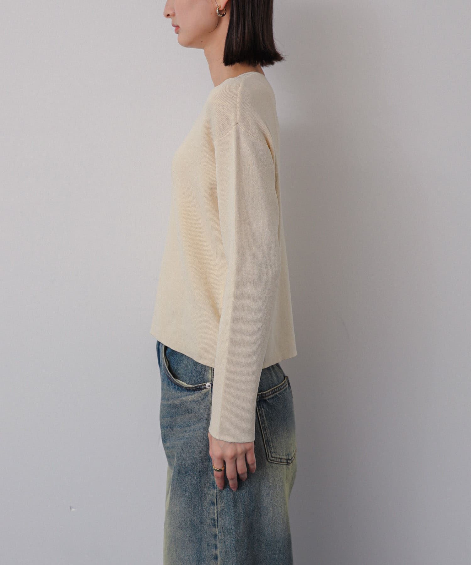 SENSE OF PLACE by URBAN RESEARCH「2WAYフリルレイヤードセーター」|ニット・セーター|