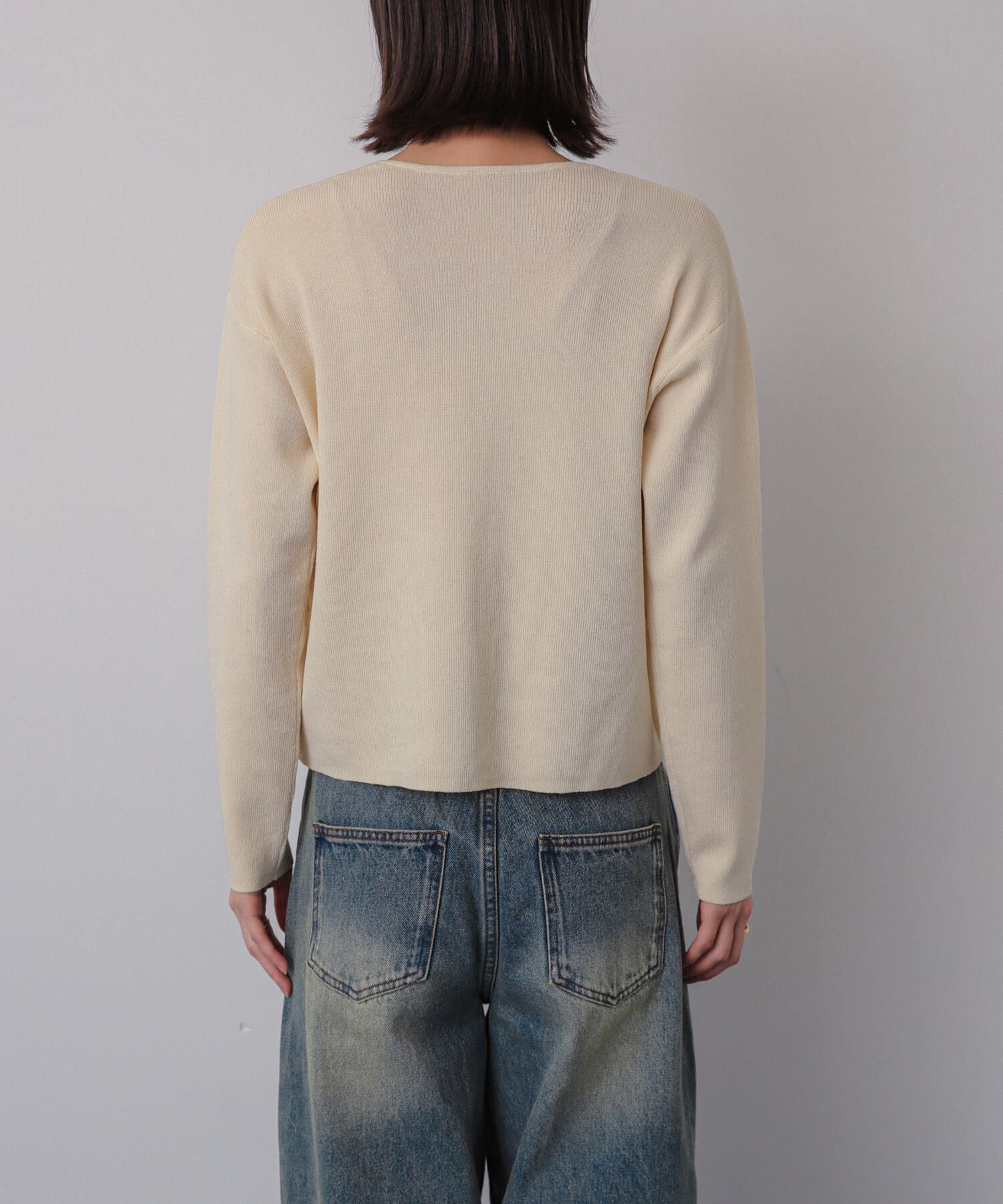 SENSE OF PLACE by URBAN RESEARCH「2WAYフリルレイヤードセーター」|ニット・セーター|