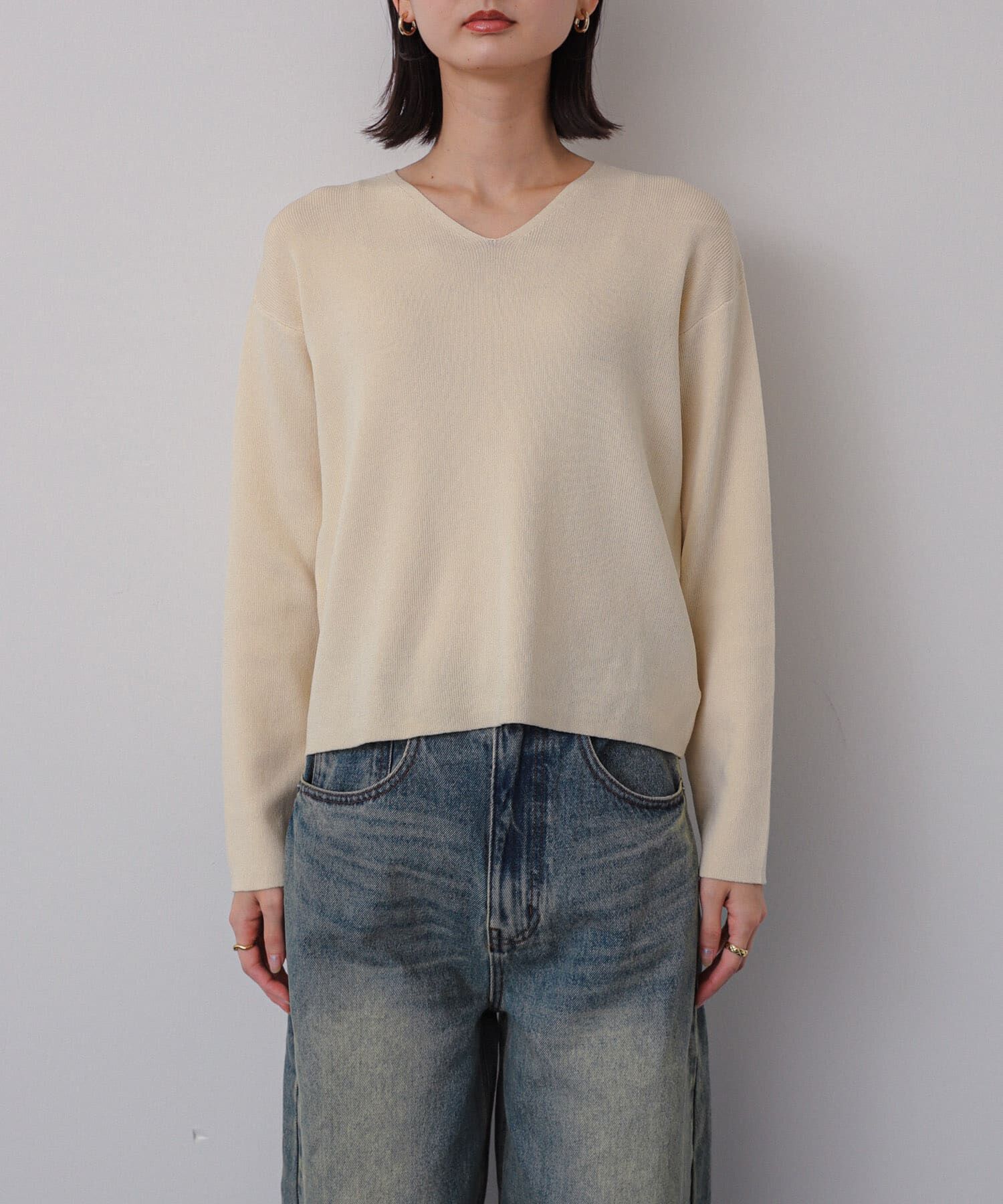 SENSE OF PLACE by URBAN RESEARCH「2WAYフリルレイヤードセーター」|ニット・セーター|