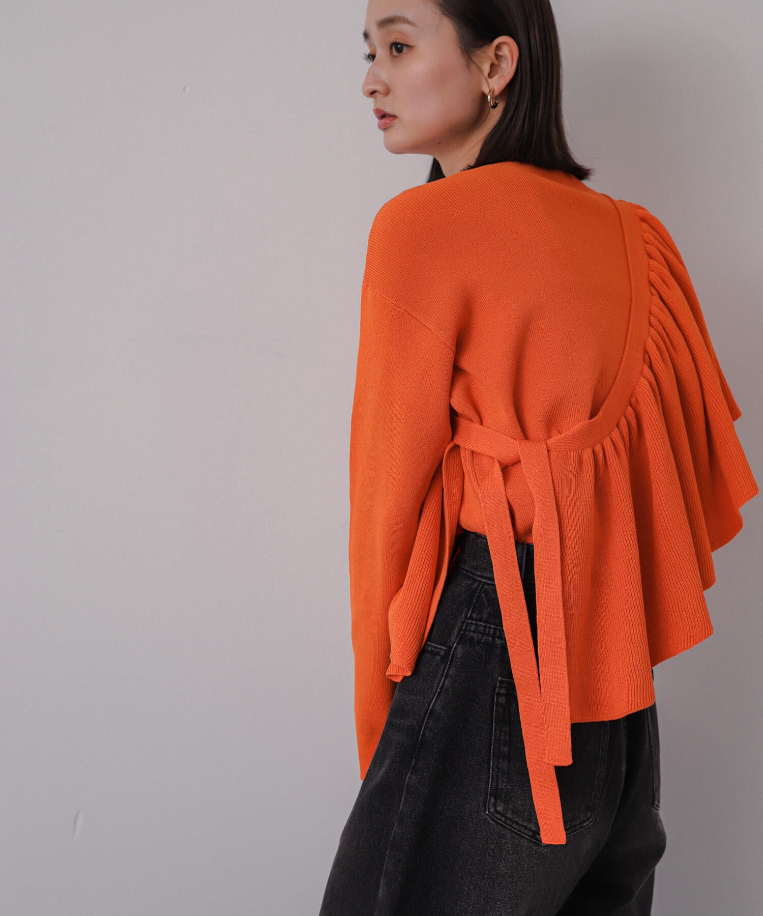 SENSE OF PLACE by URBAN RESEARCH「2WAYフリルレイヤードセーター」|ニット・セーター|