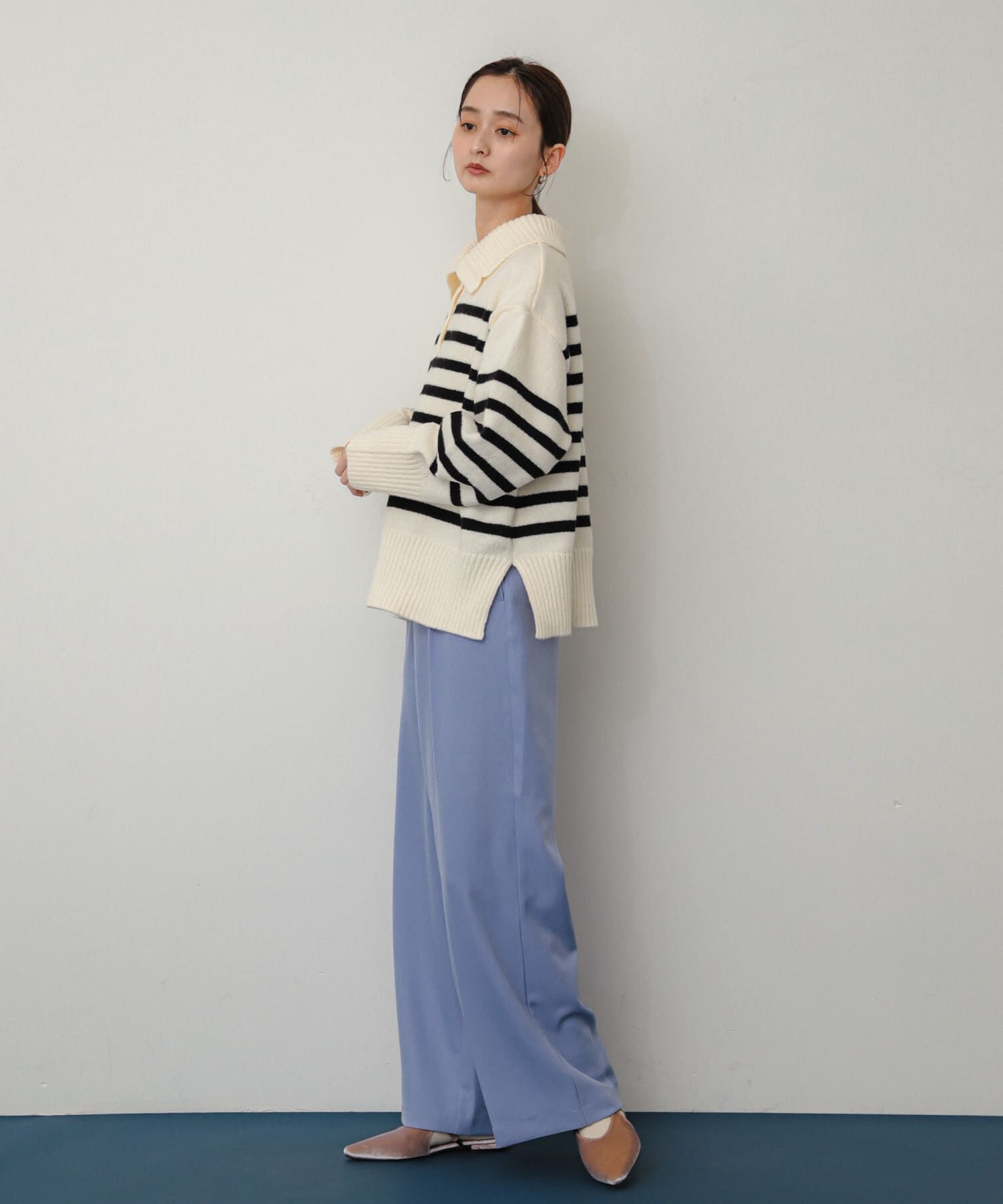 SENSE OF PLACE by URBAN RESEARCH「ベロアポインテッドシューズ」|パンプス|