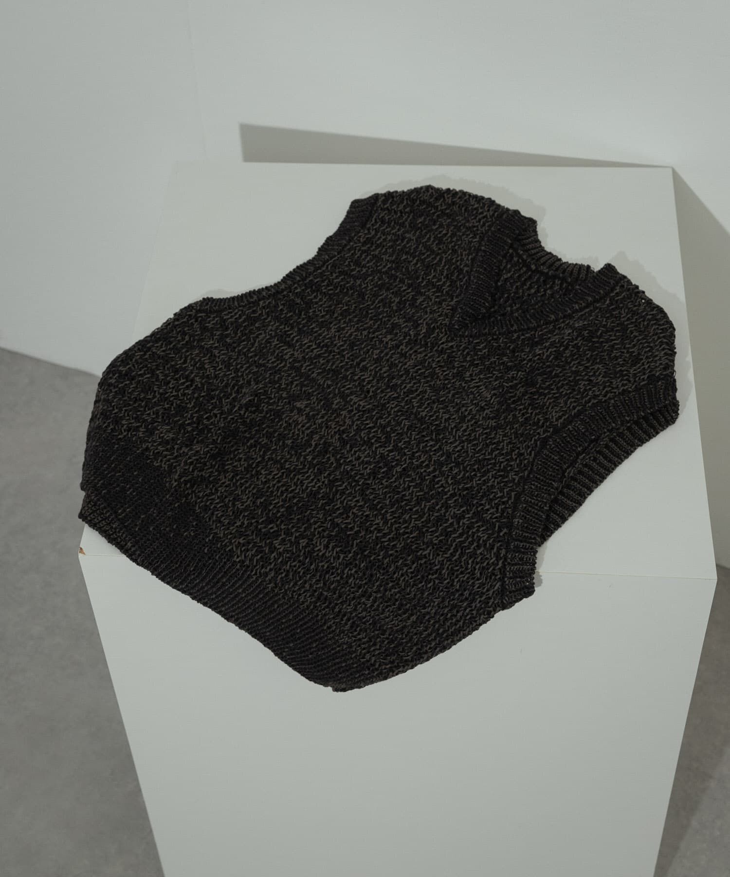 SENSE OF PLACE by URBAN RESEARCH「ミックスヤーンニットベスト」|ニット・セーター|