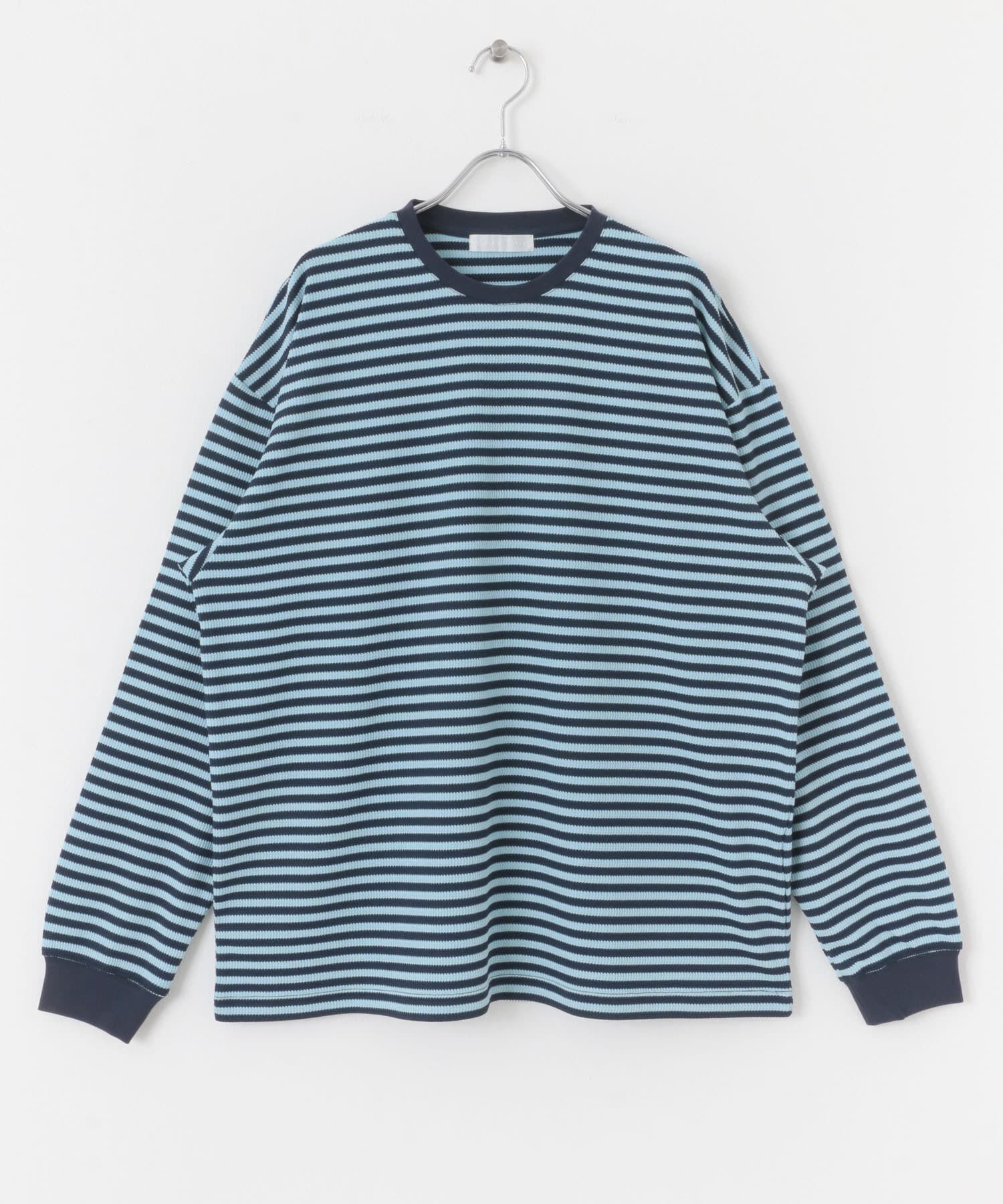 SENSE OF PLACE by URBAN RESEARCH「ワッフルボーダーロングTシャツ」|Tシャツ・カットソー|