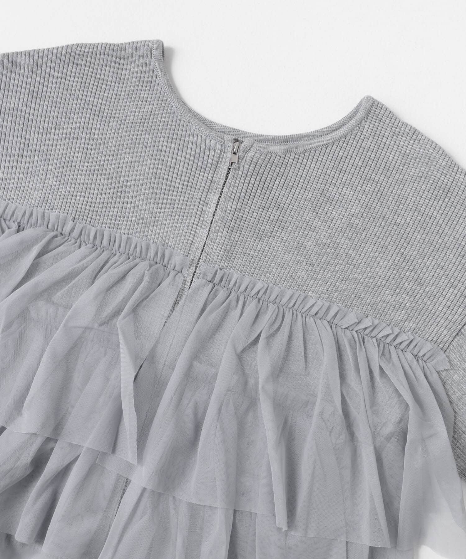 SENSE OF PLACE by URBAN RESEARCH「ダブルジップフリルニットカーディガン」|カーディガン|