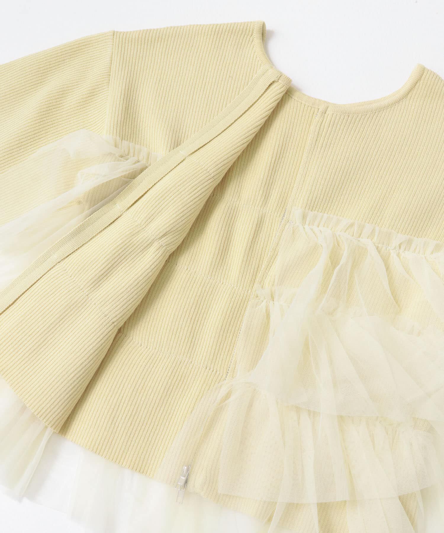 SENSE OF PLACE by URBAN RESEARCH「ダブルジップフリルニットカーディガン」|カーディガン|