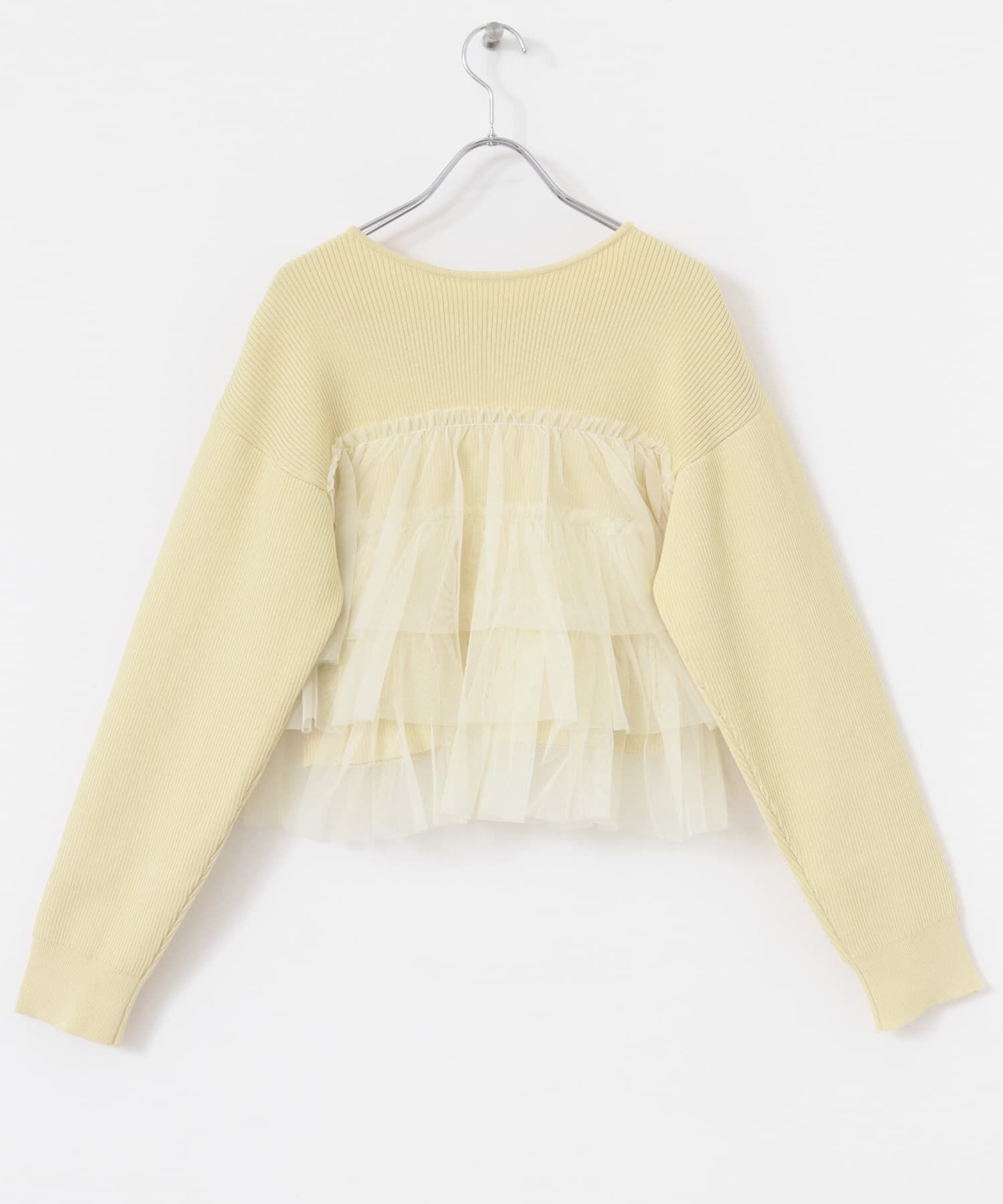 SENSE OF PLACE by URBAN RESEARCH「ダブルジップフリルニットカーディガン」|カーディガン|