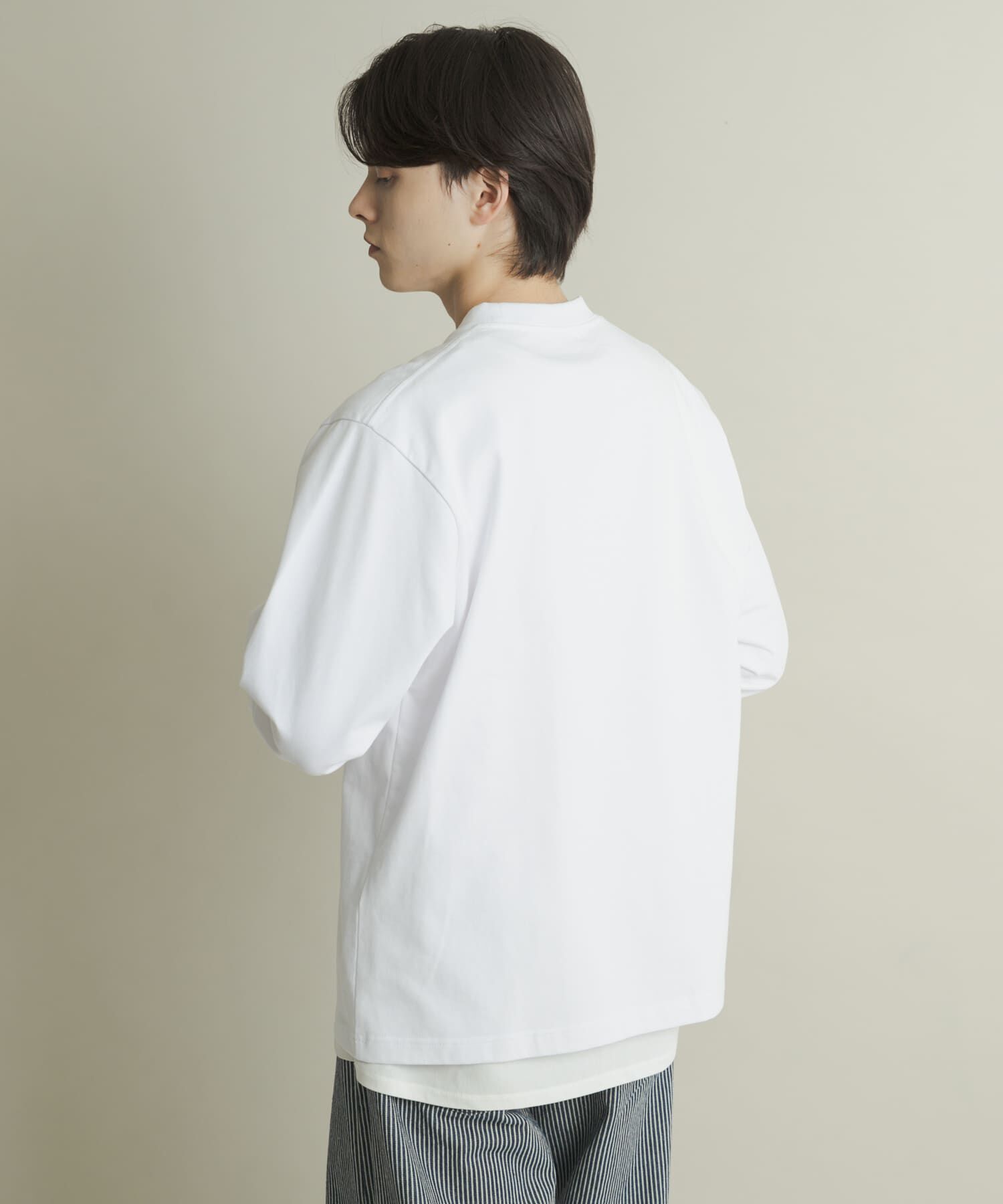 SENSE OF PLACE by URBAN RESEARCH「コットンクルーネックロングスリーブTシャツ」|Tシャツ・カットソー|