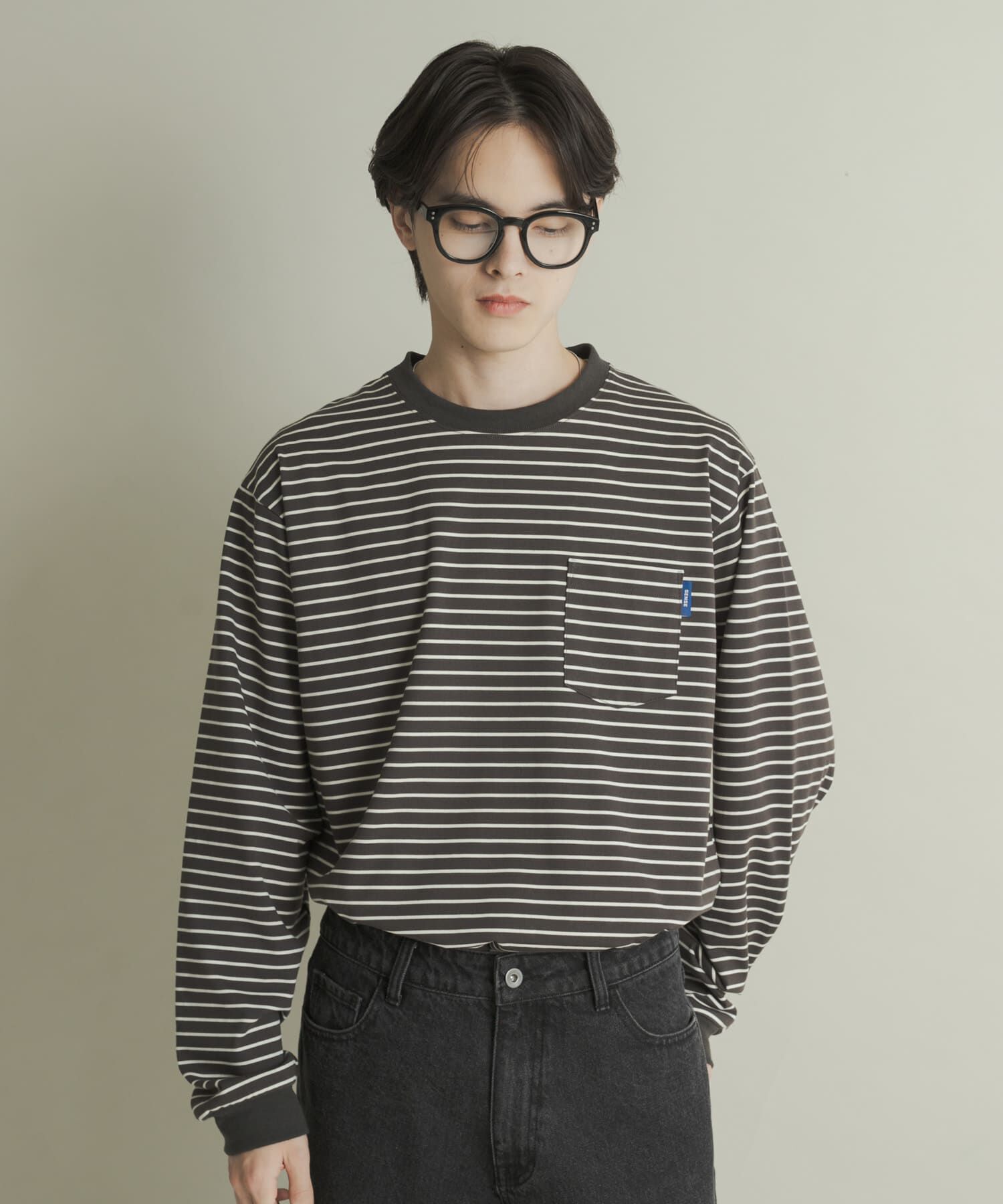 SENSE OF PLACE by URBAN RESEARCH「コットンクルーネックロングスリーブTシャツ」|Tシャツ・カットソー|