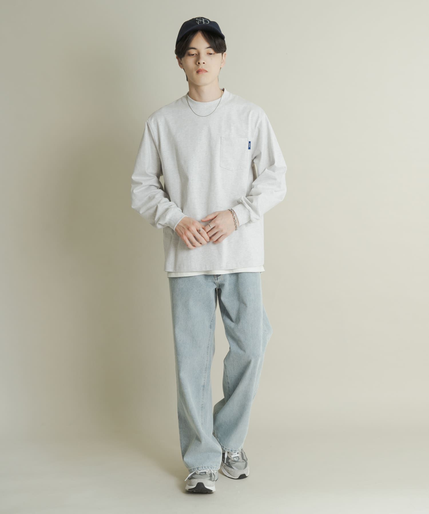 SENSE OF PLACE by URBAN RESEARCH「コットンクルーネックロングスリーブTシャツ」|Tシャツ・カットソー|