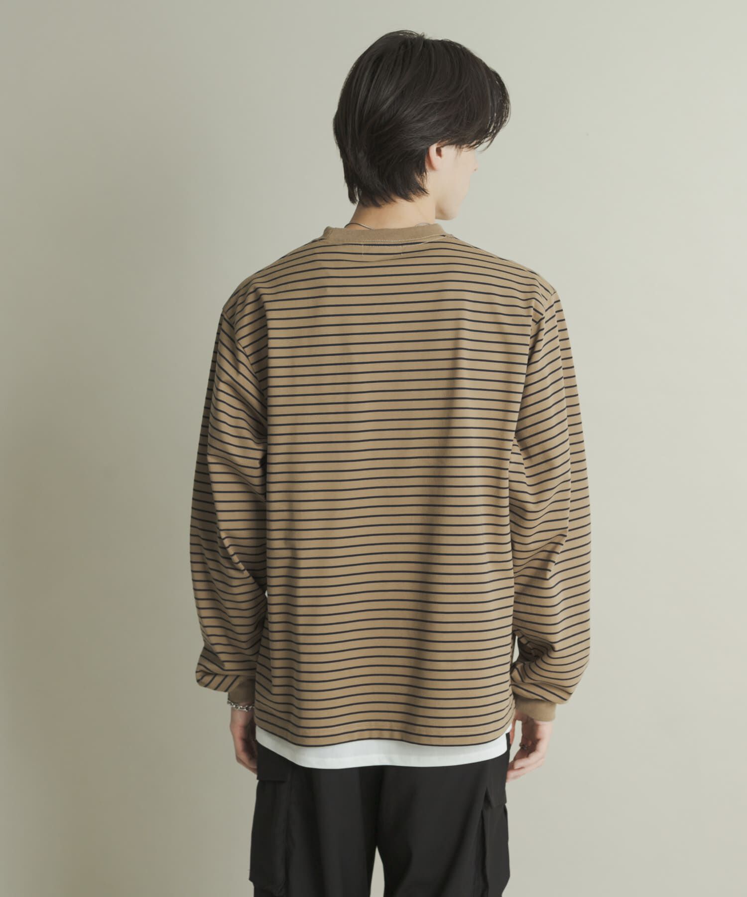 SENSE OF PLACE by URBAN RESEARCH「コットンクルーネックロングスリーブTシャツ」|Tシャツ・カットソー|