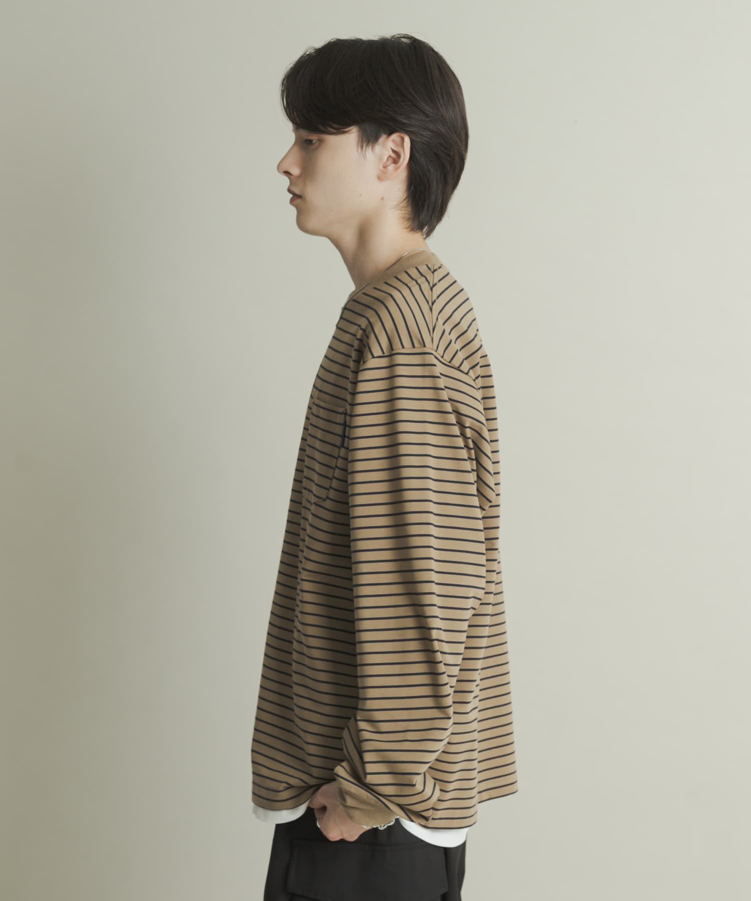 SENSE OF PLACE by URBAN RESEARCH「コットンクルーネックロングスリーブTシャツ」|Tシャツ・カットソー|