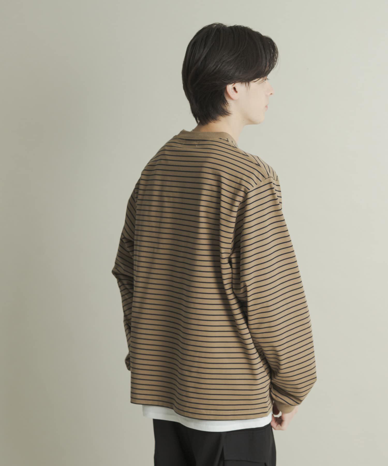 SENSE OF PLACE by URBAN RESEARCH「コットンクルーネックロングスリーブTシャツ」|Tシャツ・カットソー|