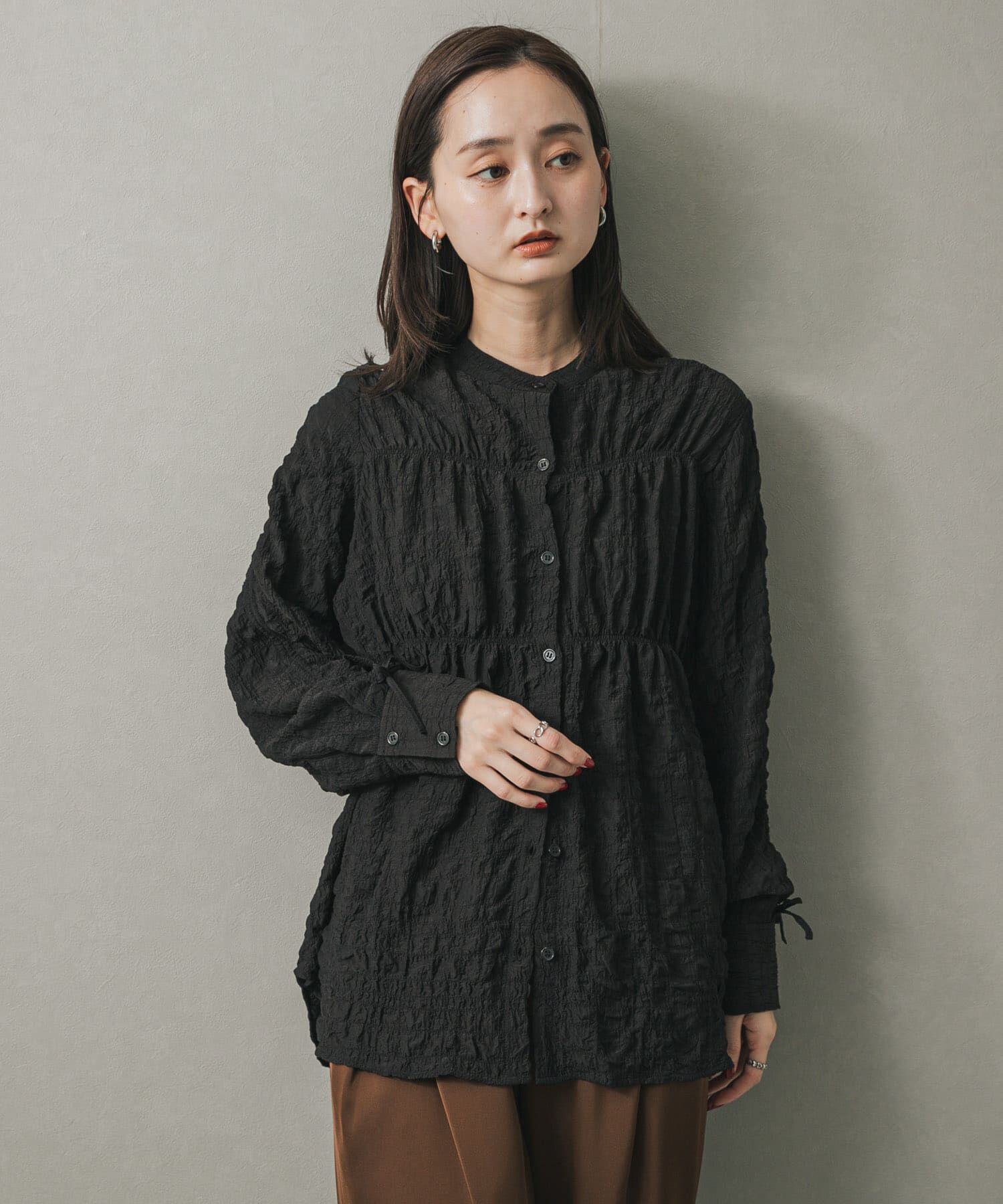 SENSE OF PLACE by URBAN RESEARCH「シャーリングシャツ」|シャツ・ブラウス|