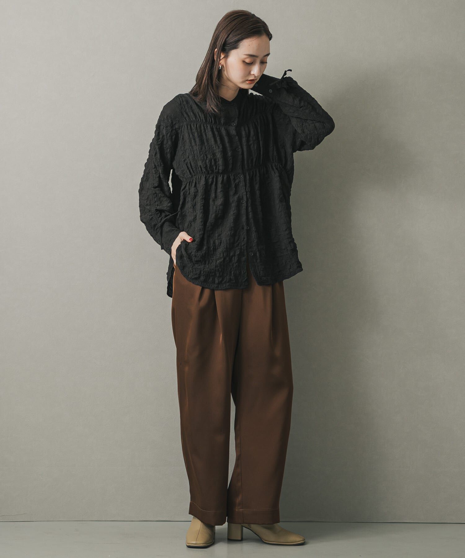 SENSE OF PLACE by URBAN RESEARCH「シャーリングシャツ」|シャツ・ブラウス|