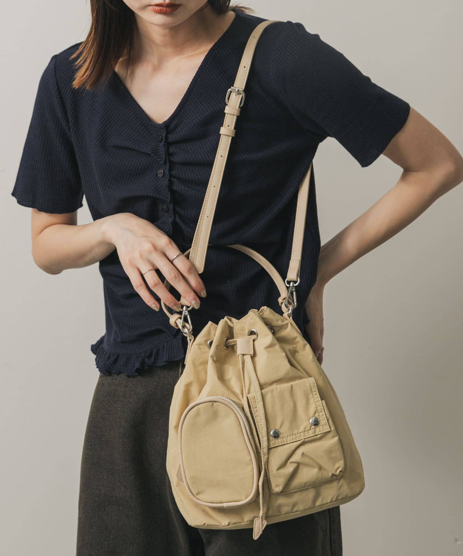 SENSE OF PLACE by URBAN RESEARCH「撥水2WAYマルチポケットナイロンバッグ」|ハンドバッグ|