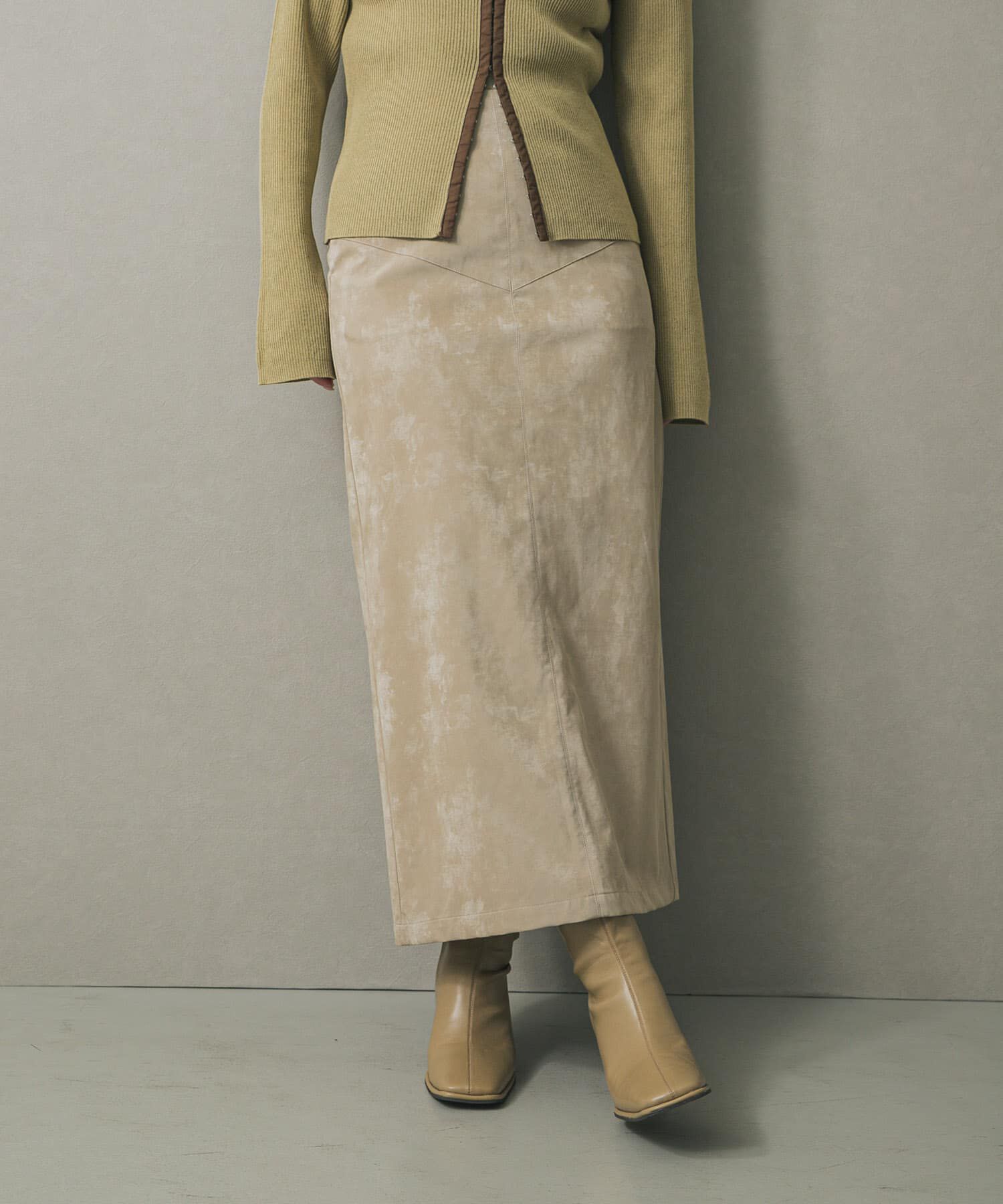SENSE OF PLACE by URBAN RESEARCH「FLペンシルスカート」|スカート|ベージュ