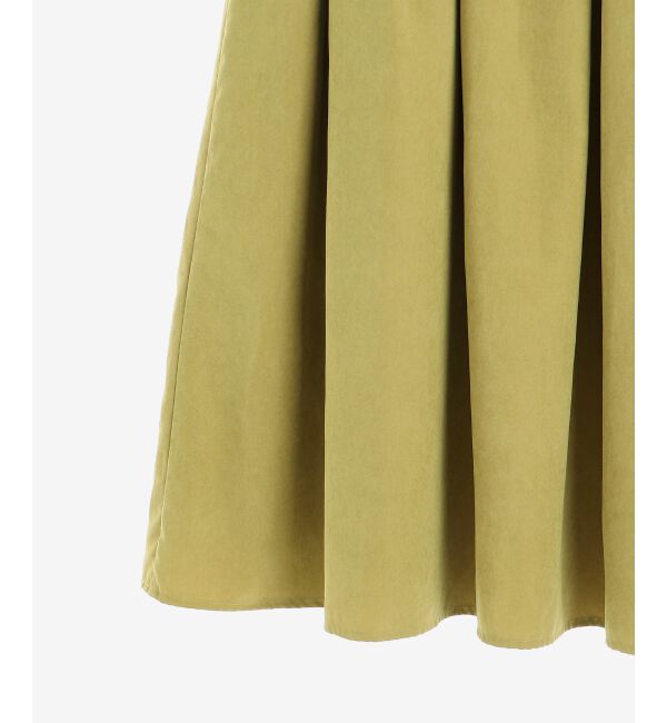 le.coeur blanc「フェイクスエードギャザースカート」|スカート|