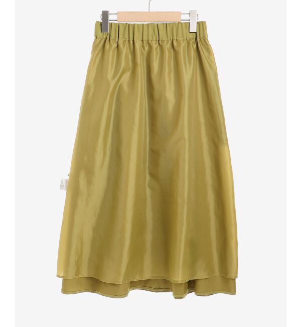 le.coeur blanc「フェイクスエードギャザースカート」|スカート|