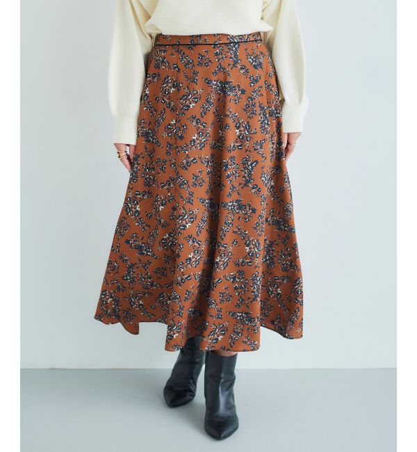 le.coeur blanc「アンティークデシンフラワープリントスカート」|スカート|