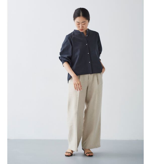 le.coeur blanc「Perle Peche ラメウエストリボンパンツ」|その他|