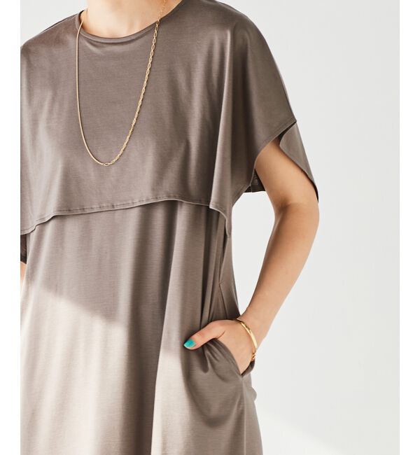 le.coeur blanc「ケープツキワンピース」|ワンピース|