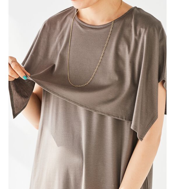 le.coeur blanc「ケープツキワンピース」|ワンピース|