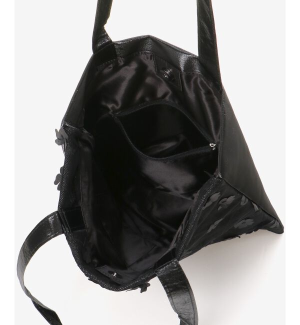 le.coeur blanc「チュールフラワーシンプルトート」|トートバッグ|