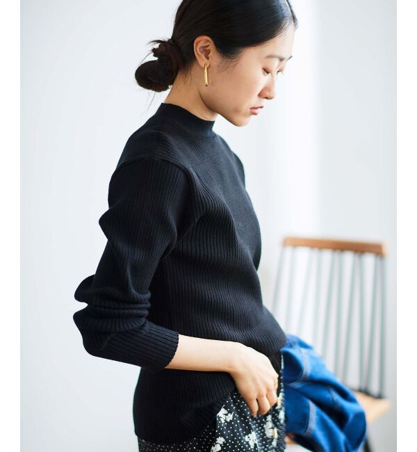 le.coeur blanc「《手洗い可能》3WAYレイヤードニット」|ニット・セーター|