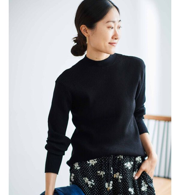 le.coeur blanc「《手洗い可能》3WAYレイヤードニット」|ニット・セーター|